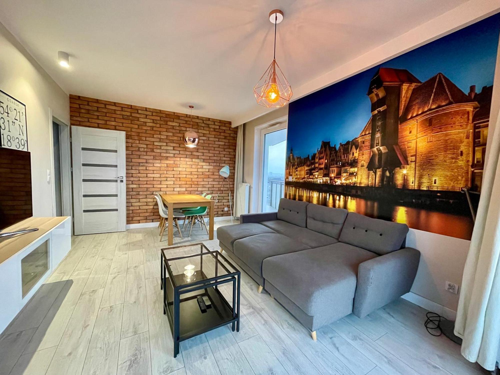 Bastion Walowa - Luxury Apartment With Beautiful View Гданск Екстериор снимка