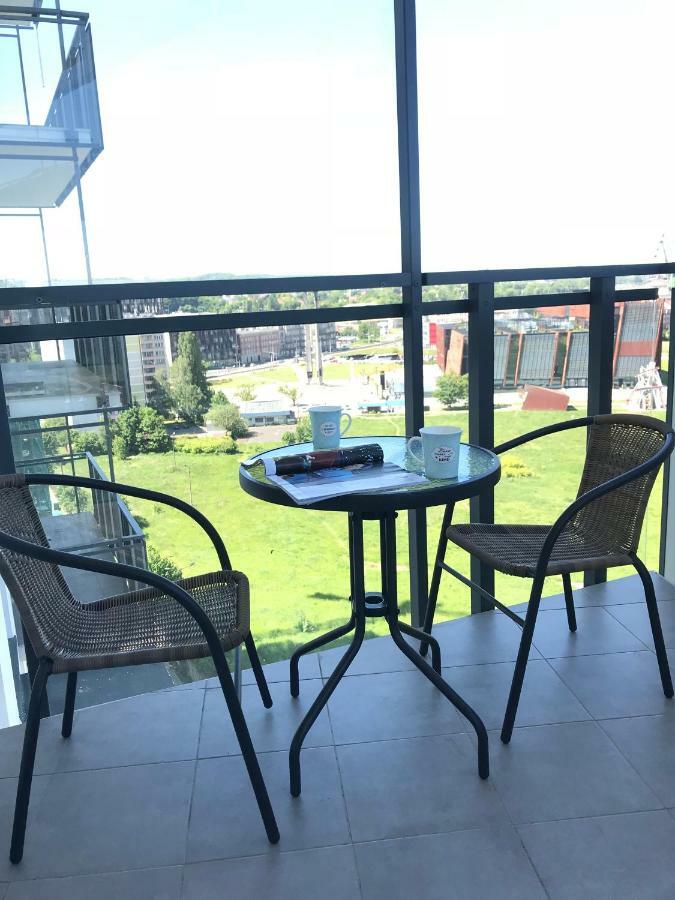 Bastion Walowa - Luxury Apartment With Beautiful View Гданск Екстериор снимка